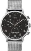 Timex Miesten kello TW2T36600 The Waterbury Musta/Teräs Ø40 mm