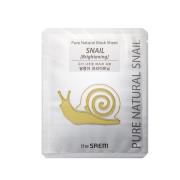 The Saem Pure Natural Mask Sheet (Snail Brightening ) Mascarilla