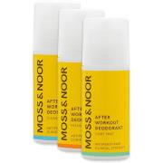Moss & Noor After Workout Deodorant Mixed 3-pack