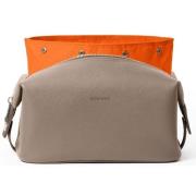 Bon Voy Staycation Cosmetic Bag Small Taupe/Orange