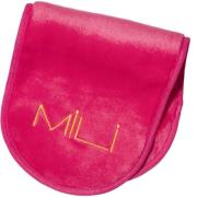 MILI Cosmetics Makeup Erase Towel Peachy Pink Golden Logo