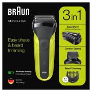 Braun Series 3 Shave&Style 300BT Electric Shaver Razor for Men Bl