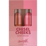 Barry M Chisel Cheeks Blush Creams 2 x 5 g