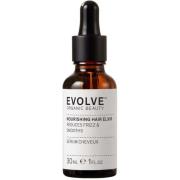 Evolve Organic Beauty Nourishing Hair Elixir - Dry Hair Serum, 30