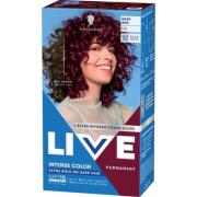 Schwarzkopf LIVE Intense Color L75 Deep Red