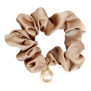 By Lyko Satin Scrunchie with Pearl Brown