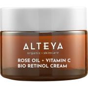 Alteya Organics Rose Oil + Vitamin C Bio Retinol Cream 50 ml