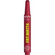 NYX PROFESSIONAL MAKEUP Fat Matte Slick Click Lip Balm 16 Plushin