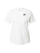 Nike Sportswear Paita 'Club Essential'  musta / valkoinen