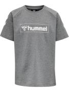 Hummel Toiminnallinen paita  meleerattu harmaa / valkoinen