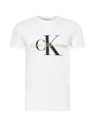 Calvin Klein Jeans Paita  kivenharmaa / musta / valkoinen