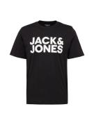 JACK & JONES Paita  musta / valkoinen