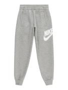 Nike Sportswear Housut  meleerattu harmaa / valkoinen