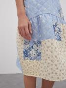 EDITED Mekko 'Delila'  beige / kerma / marine / vaaleansininen