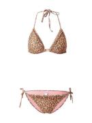 Shiwi Bikini 'LIZ'  tummanvihreä / vaalea pinkki / vaaleanpunainen