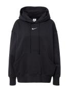 Nike Sportswear Collegepaita 'Phoenix Fleece'  musta / valkoinen