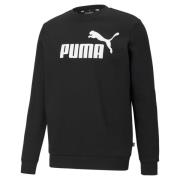 PUMA Urheilullinen collegepaita  musta / valkoinen