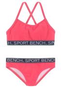 BENCH Bikini  vaaleanpunainen / musta