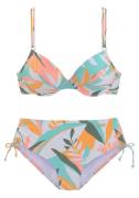 SUNSEEKER Bikini  minttu / tummanvihreä / pastellinvioletti / koralli