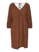VERO MODA Mekko 'ENGA'  ruskea