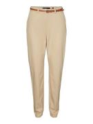 VERO MODA Chinohousut 'FLASHINO'  tummabeige