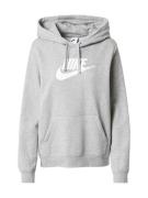 Nike Sportswear Collegepaita  meleerattu harmaa / valkoinen