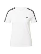 ADIDAS SPORTSWEAR Toiminnallinen paita 'Essentials'  musta / valkoinen