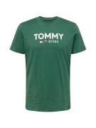 Tommy Jeans Paita 'ESSENTIAL'  tummansininen / smaragdi / punainen / v...