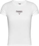 Tommy Jeans Curve Paita 'Essential'  laivastonsininen / punainen / val...