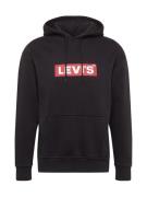 LEVI'S ® Collegepaita 'Relaxed Graphic Hoodie'  punainen / musta / val...