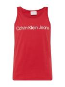 Calvin Klein Jeans Paita  verenpunainen / valkoinen
