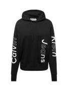 Calvin Klein Jeans Collegepaita  musta / valkoinen