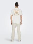 Only & Sons Paita 'MANUEL'  beige / keltainen / valkoinen