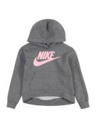 Nike Sportswear Collegepaita 'CLUB FLEECE'  tummanharmaa / vaalea pink...