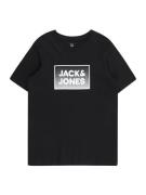 Jack & Jones Junior Paita 'STEEL'  musta / valkoinen