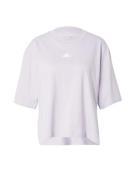 ADIDAS SPORTSWEAR Toiminnallinen paita  pastellinvioletti / valkoinen