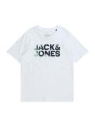 Jack & Jones Junior Paita 'SPLASH'  vaaleansininen / musta / valkoinen