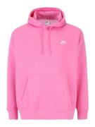 Nike Sportswear Collegepaita 'Club Fleece'  vaaleanpunainen / valkoine...