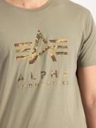 ALPHA INDUSTRIES Paita 'Camo PP T'  hiekka / ruskea / khaki / oliivi