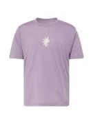 RVCA Toiminnallinen paita 'VA BLOOMIN'  laventeli / offwhite