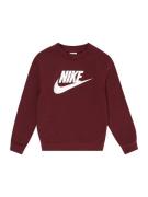 Nike Sportswear Collegepaita  burgundin punainen / valkoinen