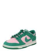 Nike Sportswear Matalavartiset tennarit 'Dunk'  vihreä / vaalea pinkki
