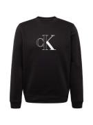 Calvin Klein Jeans Collegepaita  musta / valkoinen