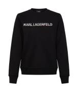 Karl Lagerfeld Collegepaita  musta / valkoinen