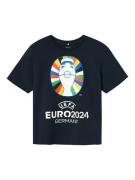 NAME IT Paita 'Mica UEFA EURO 2024'  safiiri / monivärinen / valkoinen