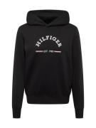 TOMMY HILFIGER Collegepaita  musta / valkoinen