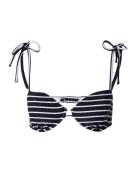 Abercrombie & Fitch Bikinitoppi  musta / offwhite