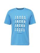 JACK & JONES Paita 'JJDELVIN'  sininen / marine / valkoinen