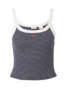 LEVI'S ® Toppi 'Essential Sporty Rib Tank'  laivastonsininen / valkoin...