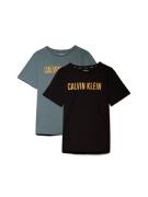 Calvin Klein Jeans Paita 'Intense Power'  jade / oranssi / musta